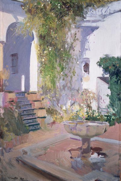 Garden Grotto, Alcazar de Seville, 1910