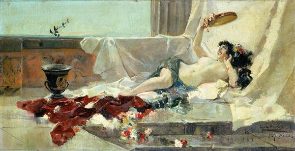 Bacchante  Woman Undressed  1887