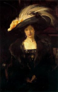 Clotilde with hat