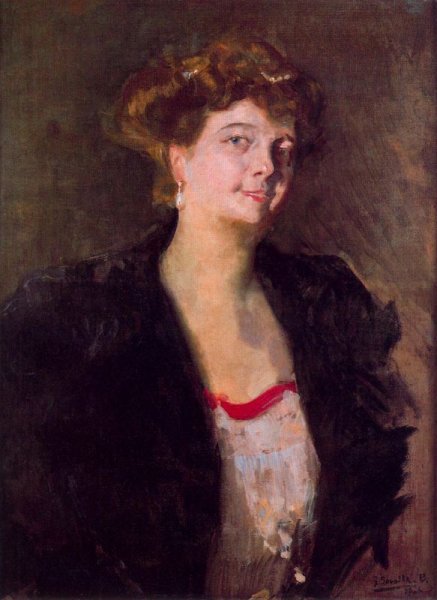 Sketch Portrait of Dona Elena Ortúzar