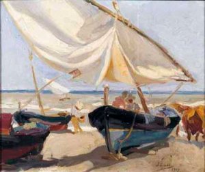 Barcas En La Playa (Boats On The Beach)