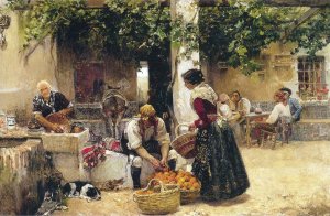 Orange seller